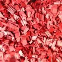 Декоративная щепа цветная Красная